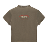 Milano Beauty in the Struggle Essential Slim Fit Mock Neck T-Shirt