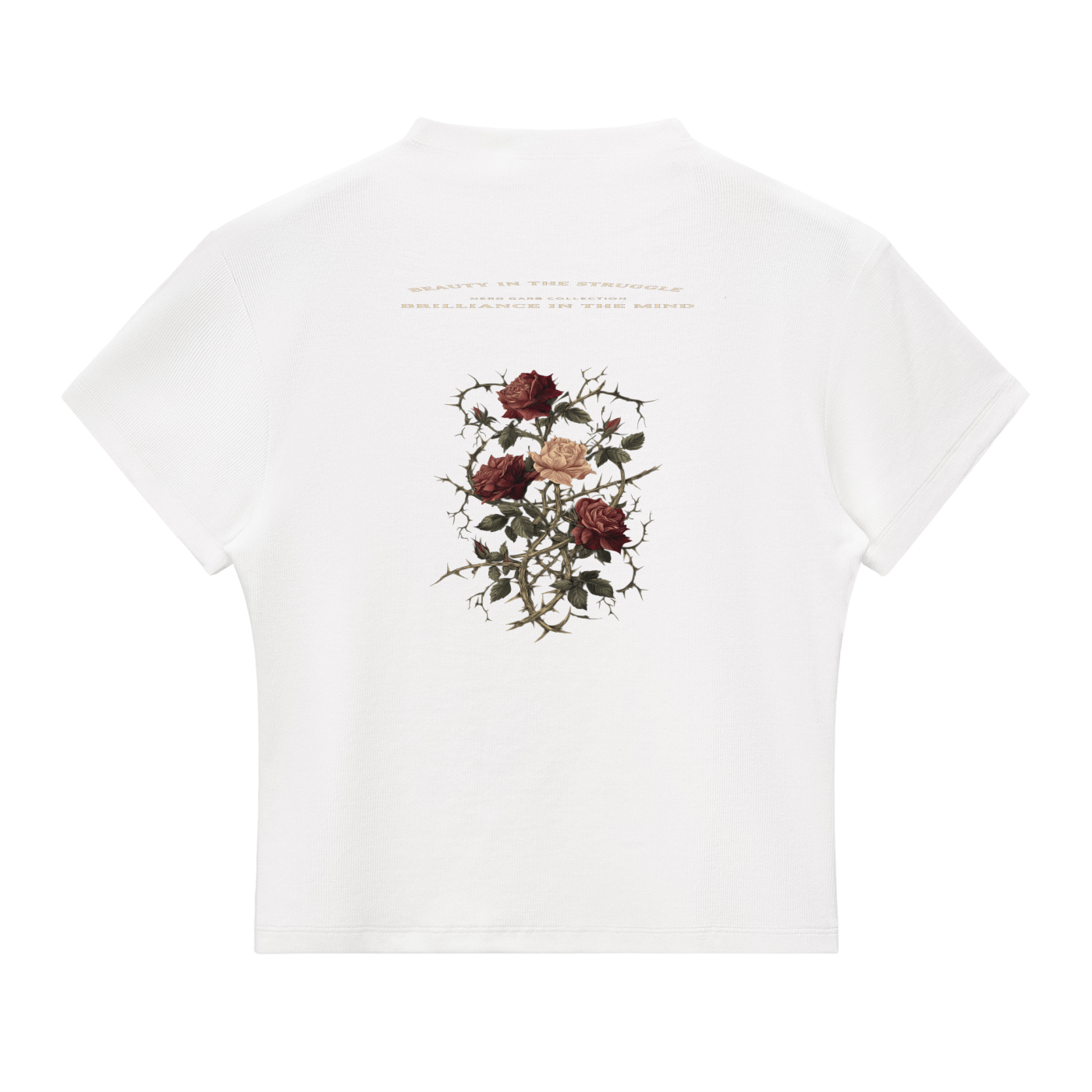 Milano Beauty in the Struggle Essential Slim Fit Mock Neck T-Shirt