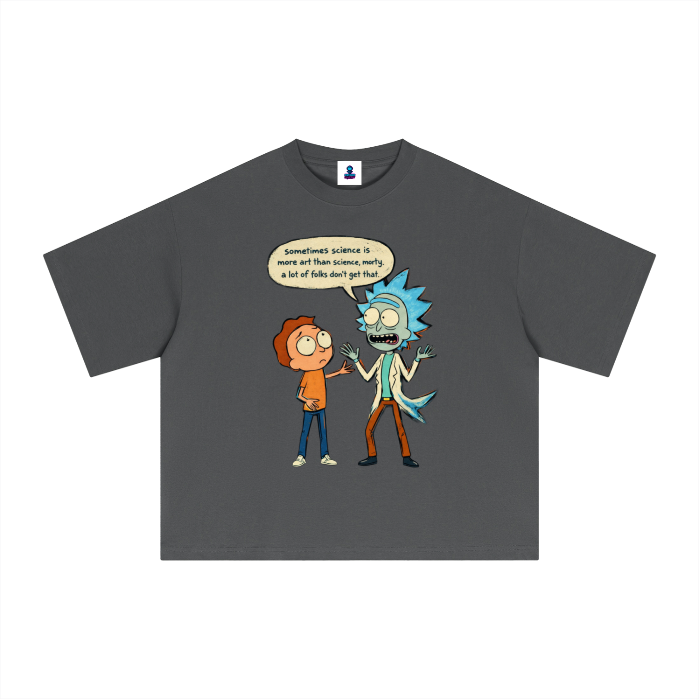 NGC “Sometimes Science” Cartoon Tee - Premium Oversized Drop Shoulder T-Shirt