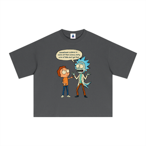 NGC “Sometimes Science” Cartoon Tee - Premium Oversized Drop Shoulder T-Shirt