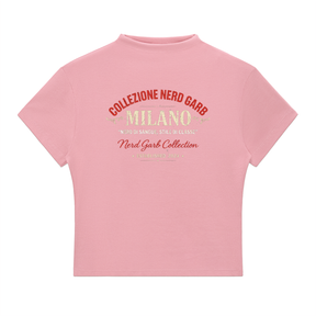 Milano Beauty in the Struggle Essential Slim Fit Mock Neck T-Shirt