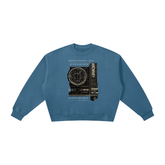 N.G.C. Atomic Archive Boxy Fleece Crewneck Sweatshirt