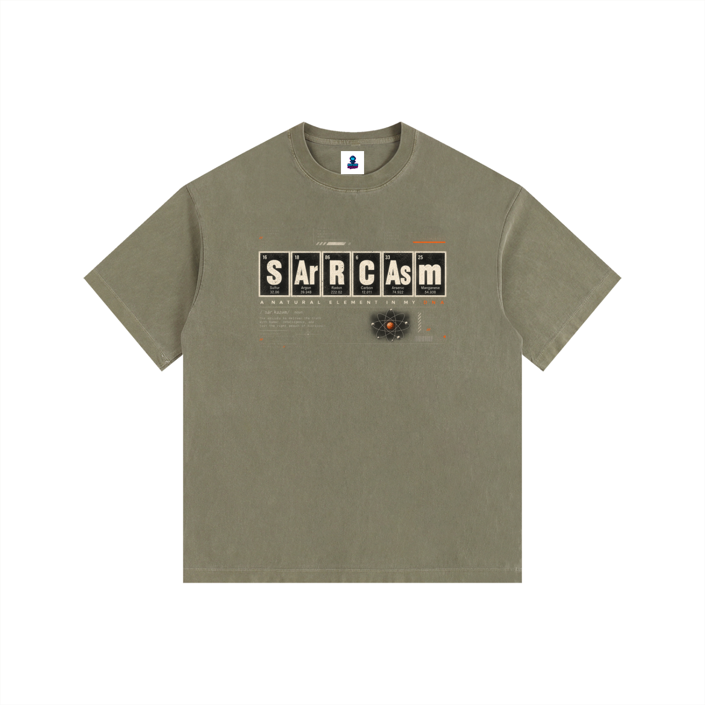 SArCAsM Specimen 001 Vintage Wash Oversized Cotton Tee