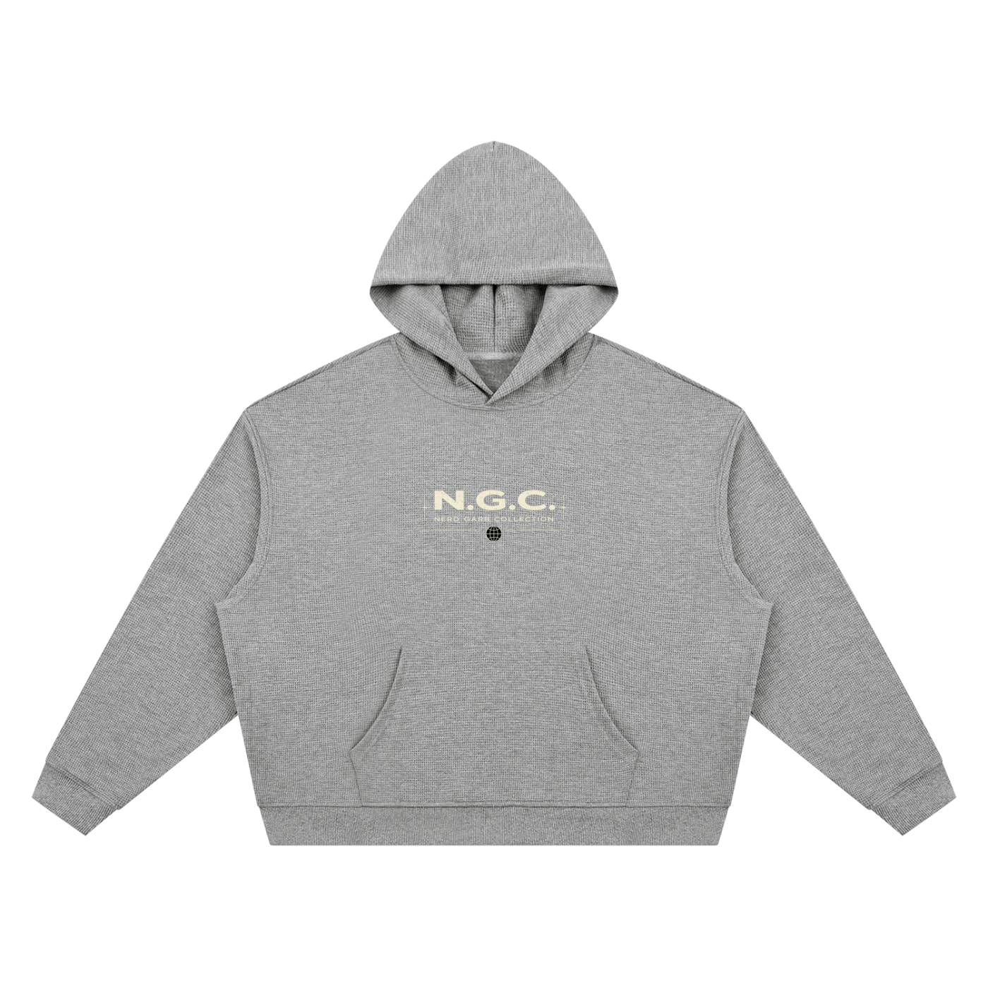 Archive Division 001 Waffle Boxy Hoodie