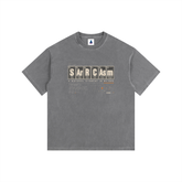SArCAsM Element Vintage Wash Oversized Cotton Tee