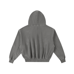 Lost in the Void Frayed Enzyme Washed Oversized Hoodie