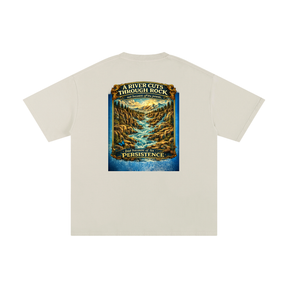 Persistence Outlasts Everything Unisex Pure Cotton T-Shirt