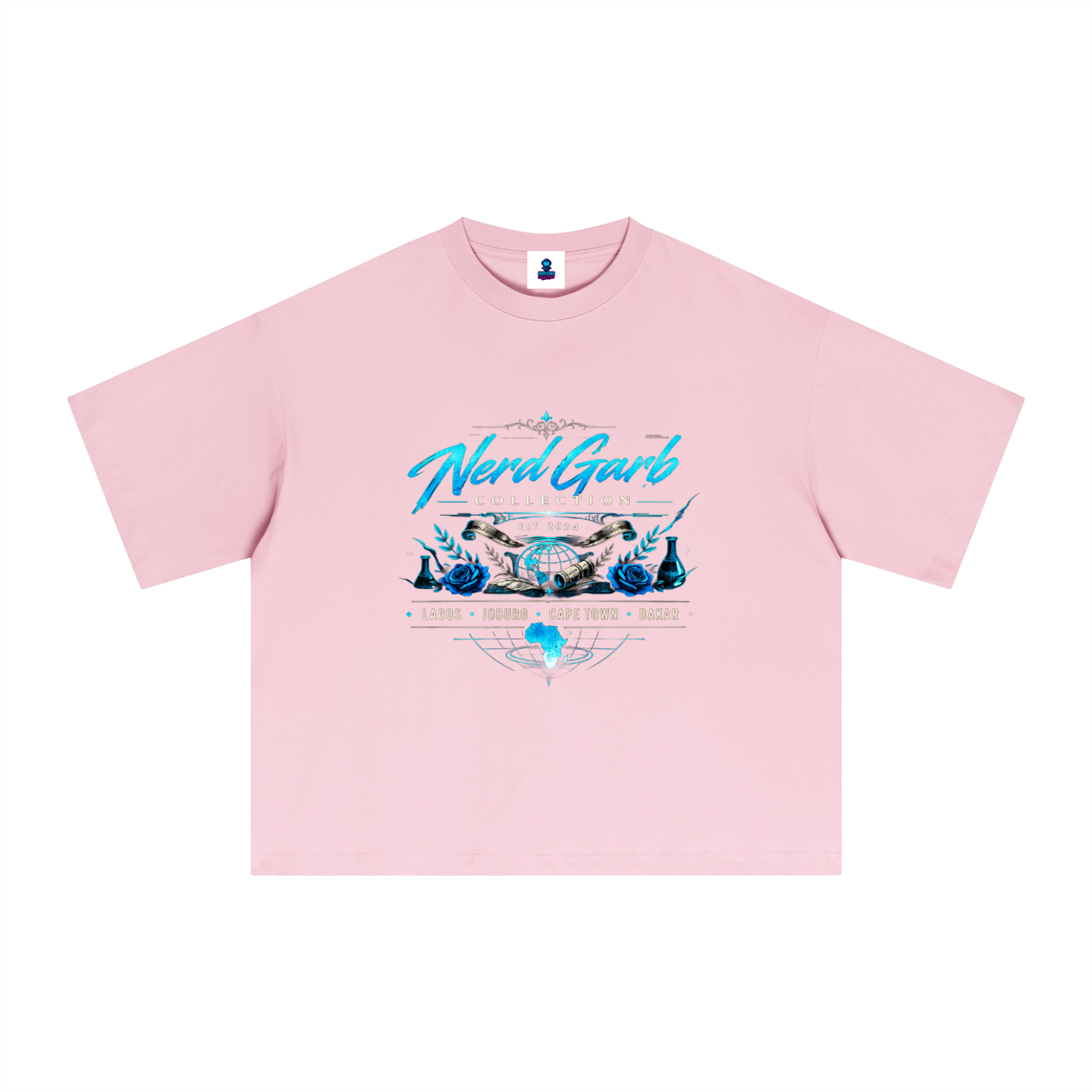 NGC Global Science Crest Tee - Premium Oversized Boxy Nerd Garb Collection Graphic T-Shirt