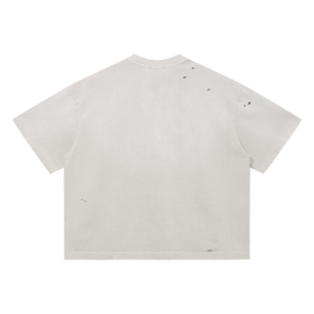 The Way Vintage Washed Distressed Boxy T-Shirt