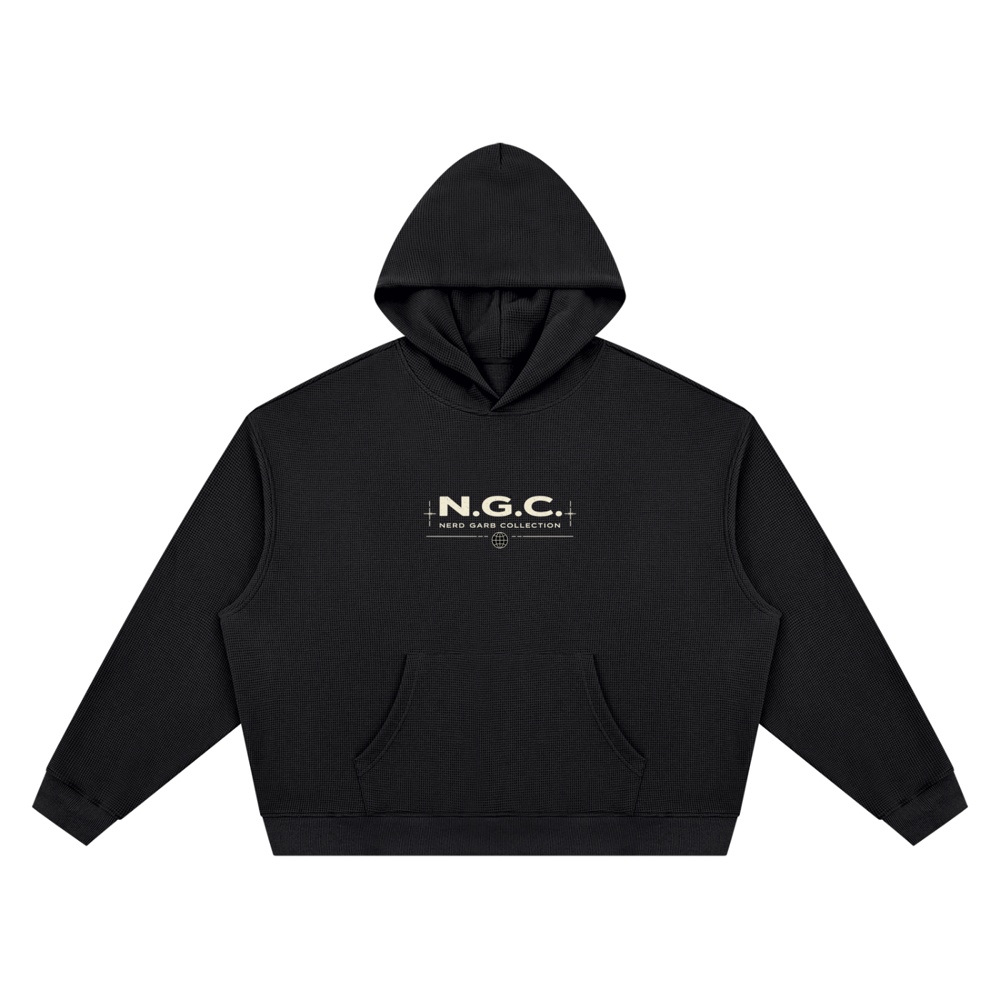 Archive Division 001 Waffle Boxy Hoodie