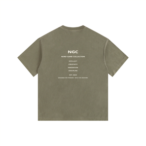 NGC Core Values Logo Tee - Minimalist Back Print Premium T-Shirt