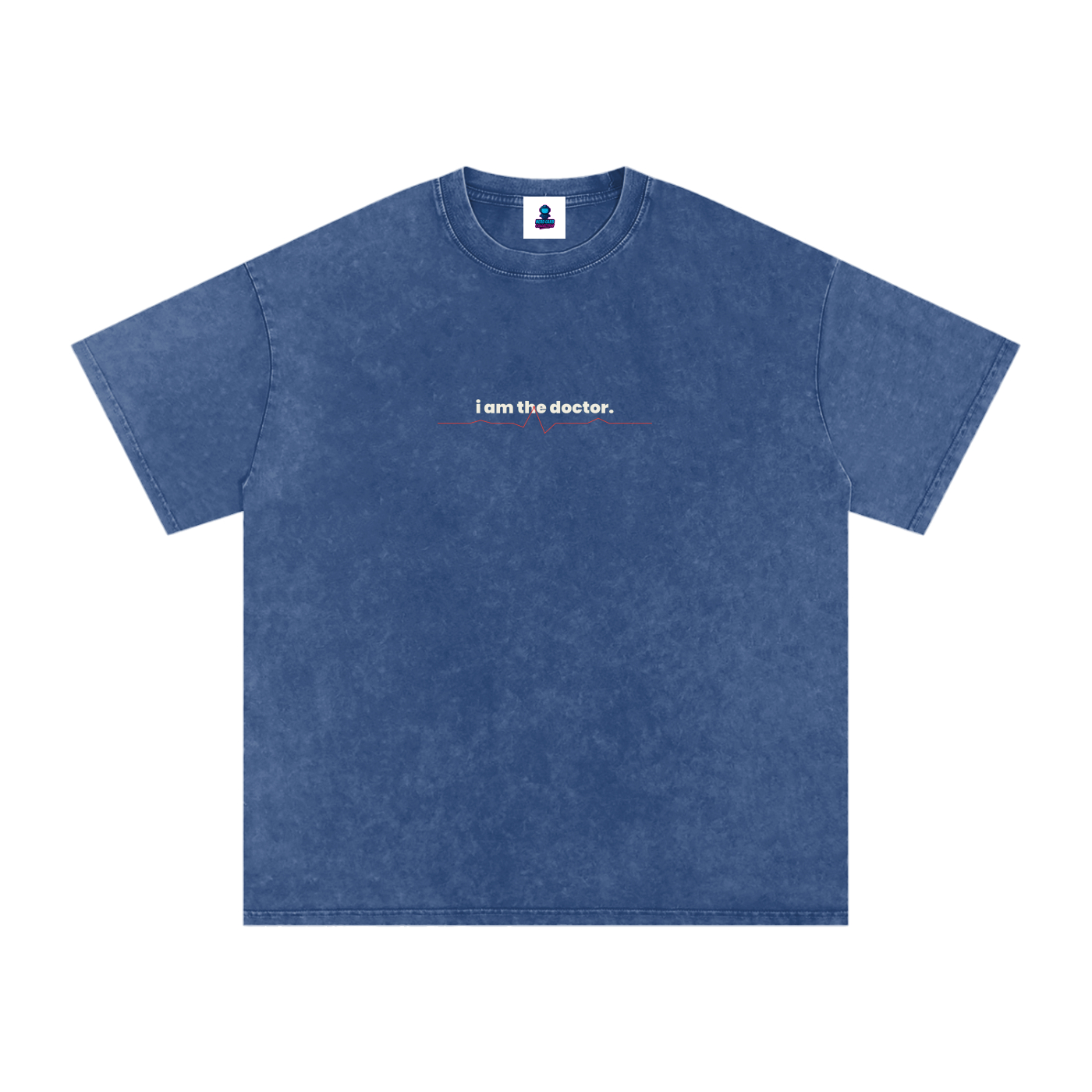 Premium I Am the Doctor Oversized Snow Wash T-Shirt