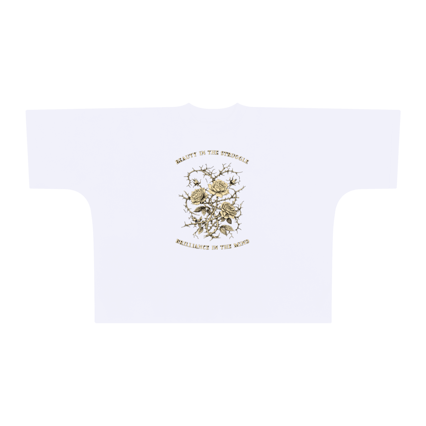 NGC “Beauty in the Struggle” Heavyweight Oversized Tee - Premium Inspirational Boxy Streetwear T-Shirt