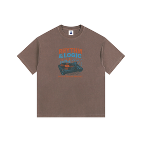 Rhythm & Logic Vintage Washed Oversized T-Shirt