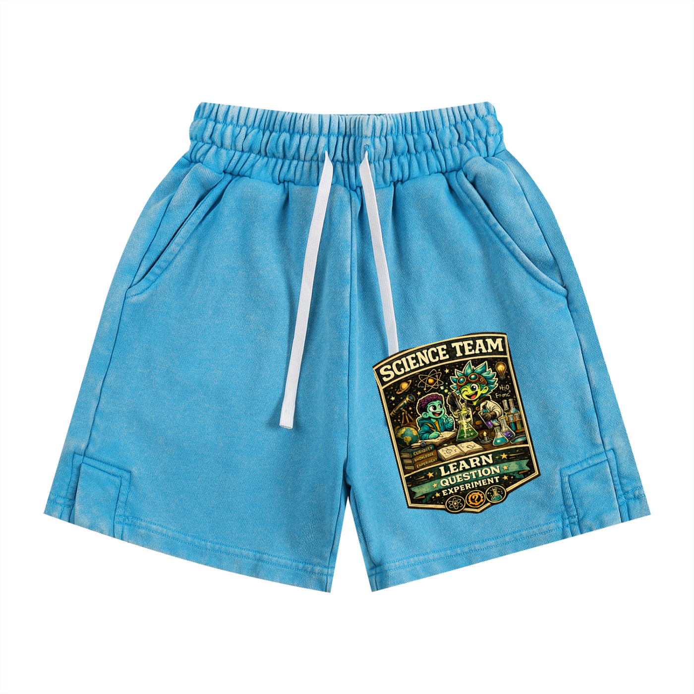 Science Team Snow Washed Kids' Shorts