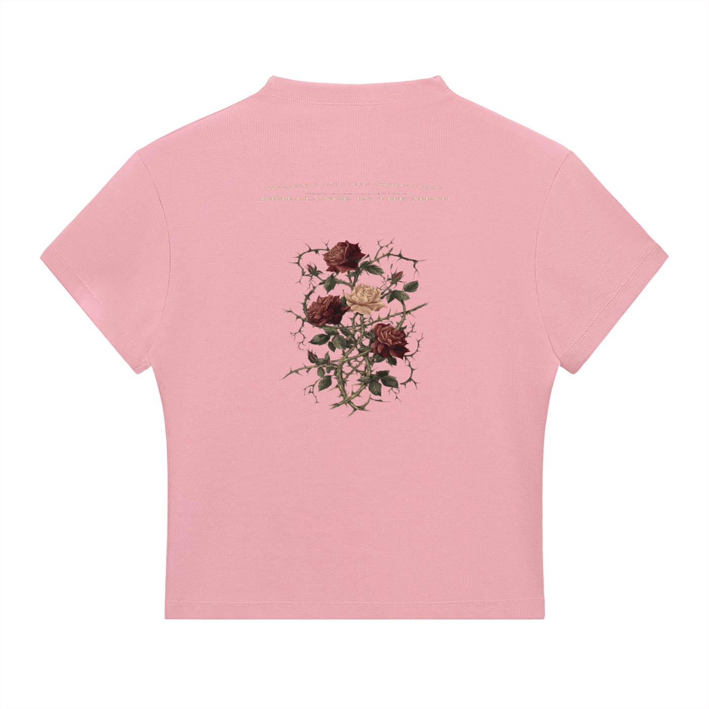 Milano Beauty in the Struggle Essential Slim Fit Mock Neck T-Shirt
