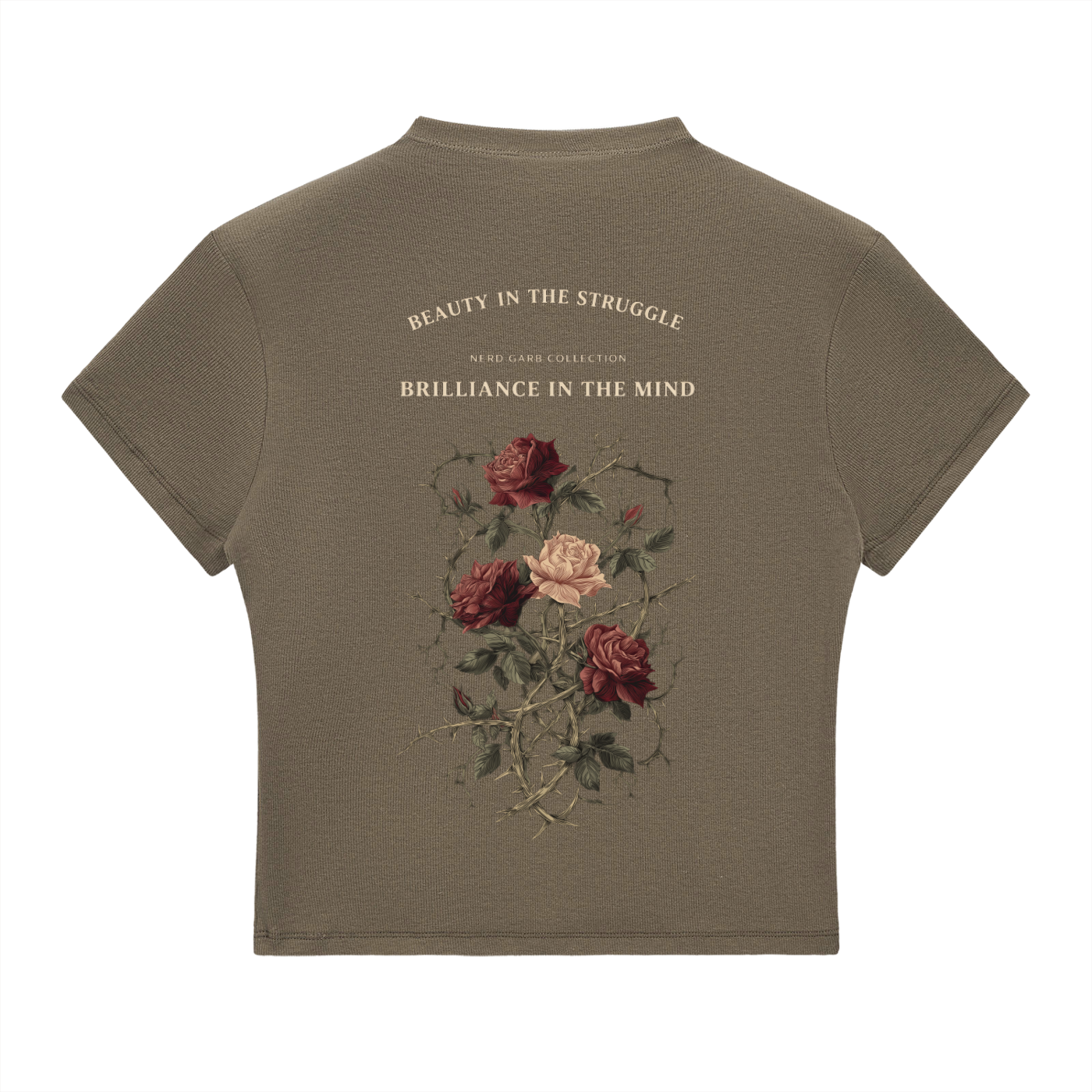 Milano Beauty in the Struggle Essential Slim Fit Mock Neck T-Shirt