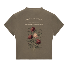 Milano Beauty in the Struggle Essential Slim Fit Mock Neck T-Shirt