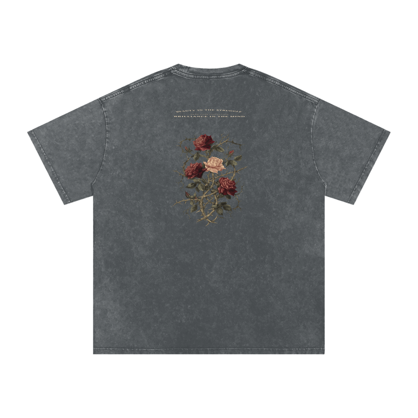 NGC Beauty in the Struggle Snow Washed Oversized Cotton T-Shirt