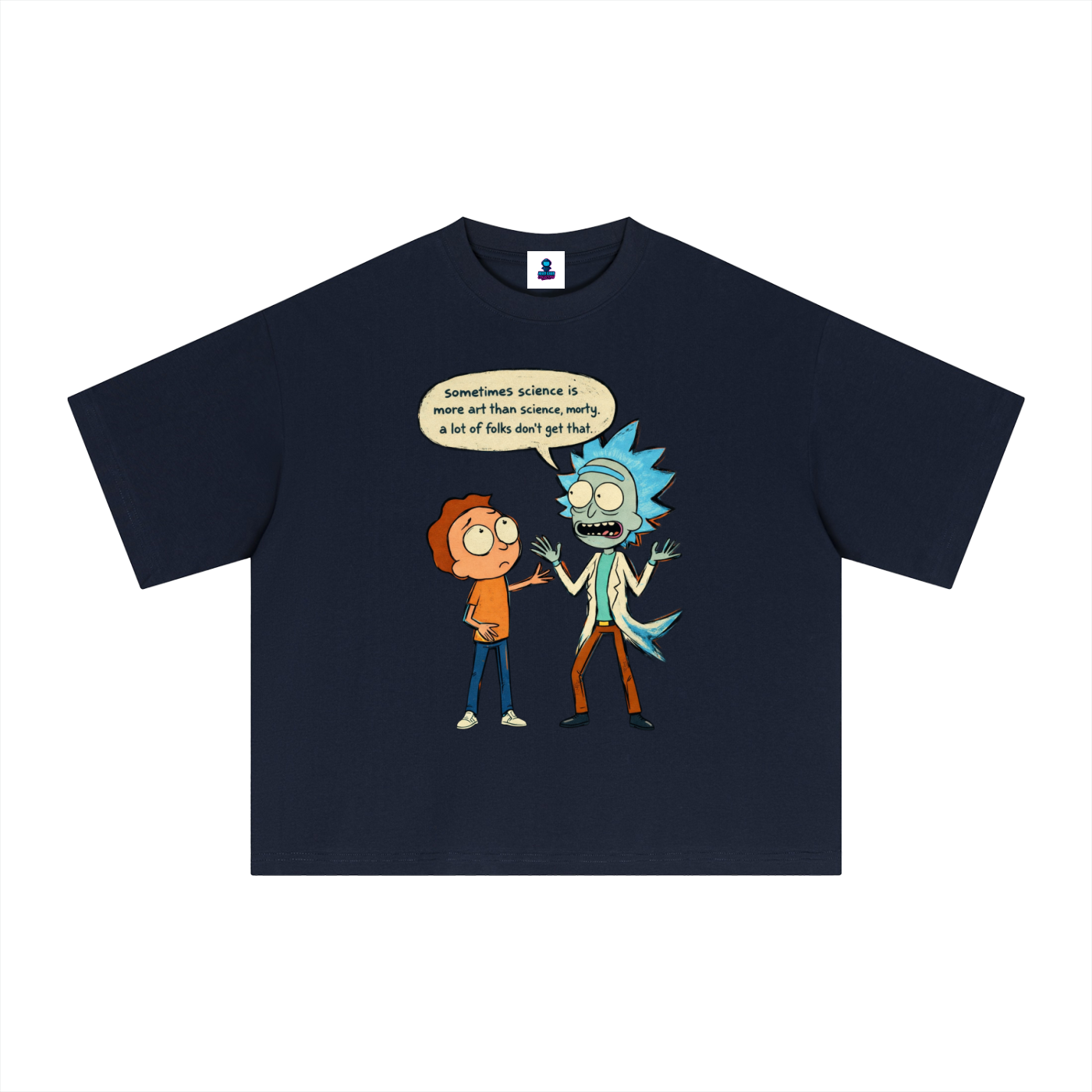 NGC “Sometimes Science” Cartoon Tee - Premium Oversized Drop Shoulder T-Shirt