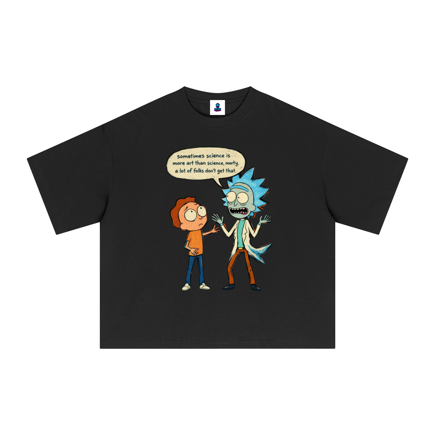 NGC “Sometimes Science” Cartoon Tee - Premium Oversized Drop Shoulder T-Shirt
