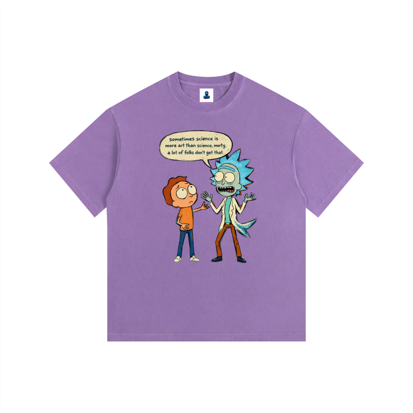 NGC “Sometimes Science” Funny Cartoon Tee - Loose Fit Drop Shoulder Graphic Premium T-Shirt