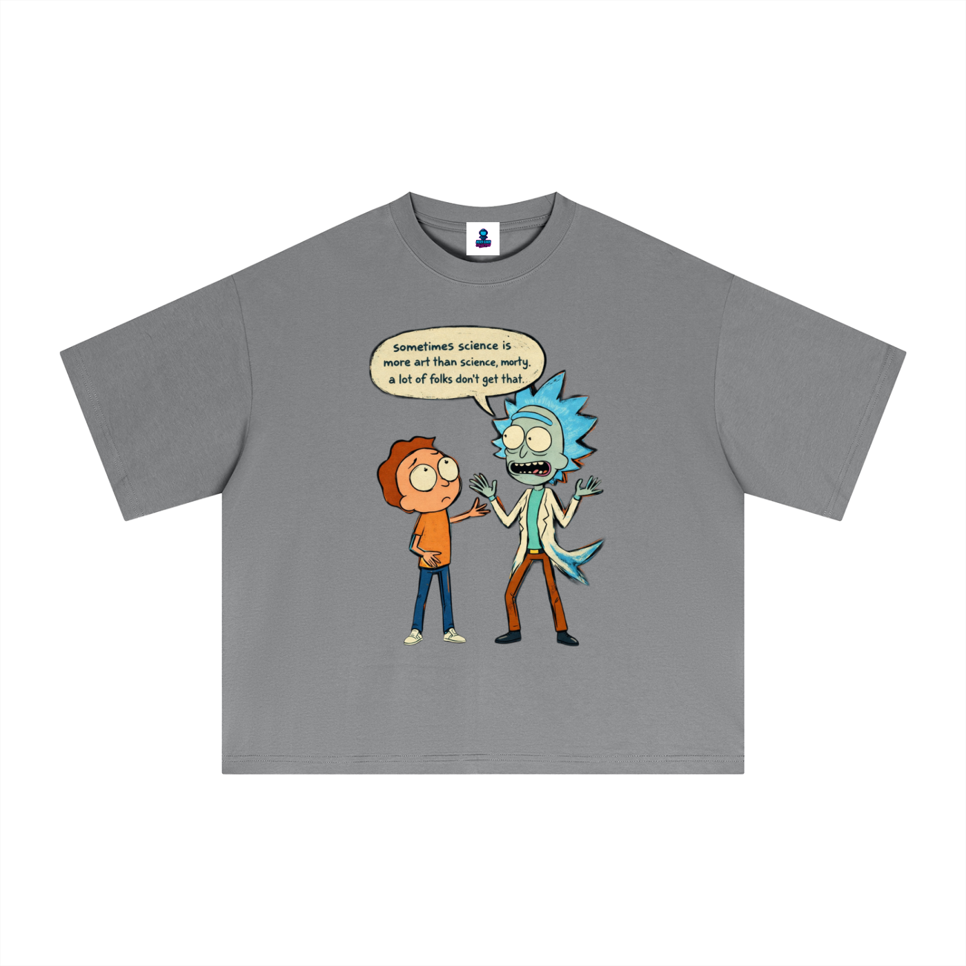 NGC “Sometimes Science” Cartoon Tee - Premium Oversized Drop Shoulder T-Shirt