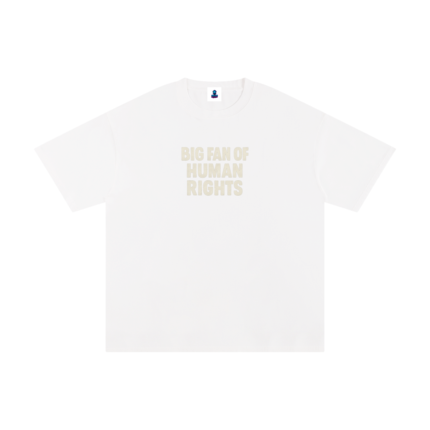 NGC Big Fan of Human Rights Essential Cotton Tee