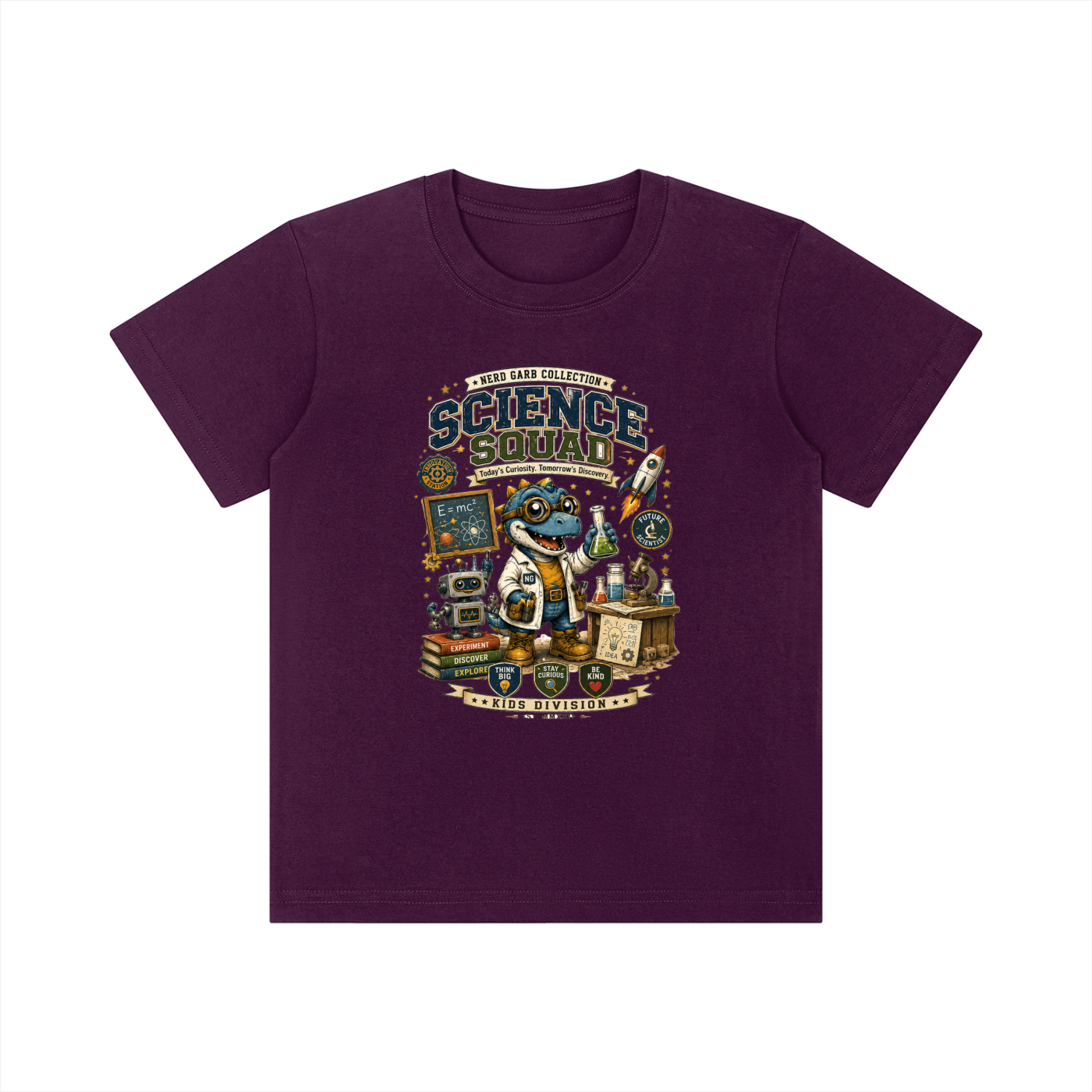 Science Squad Kids Graphic Cotton Tee