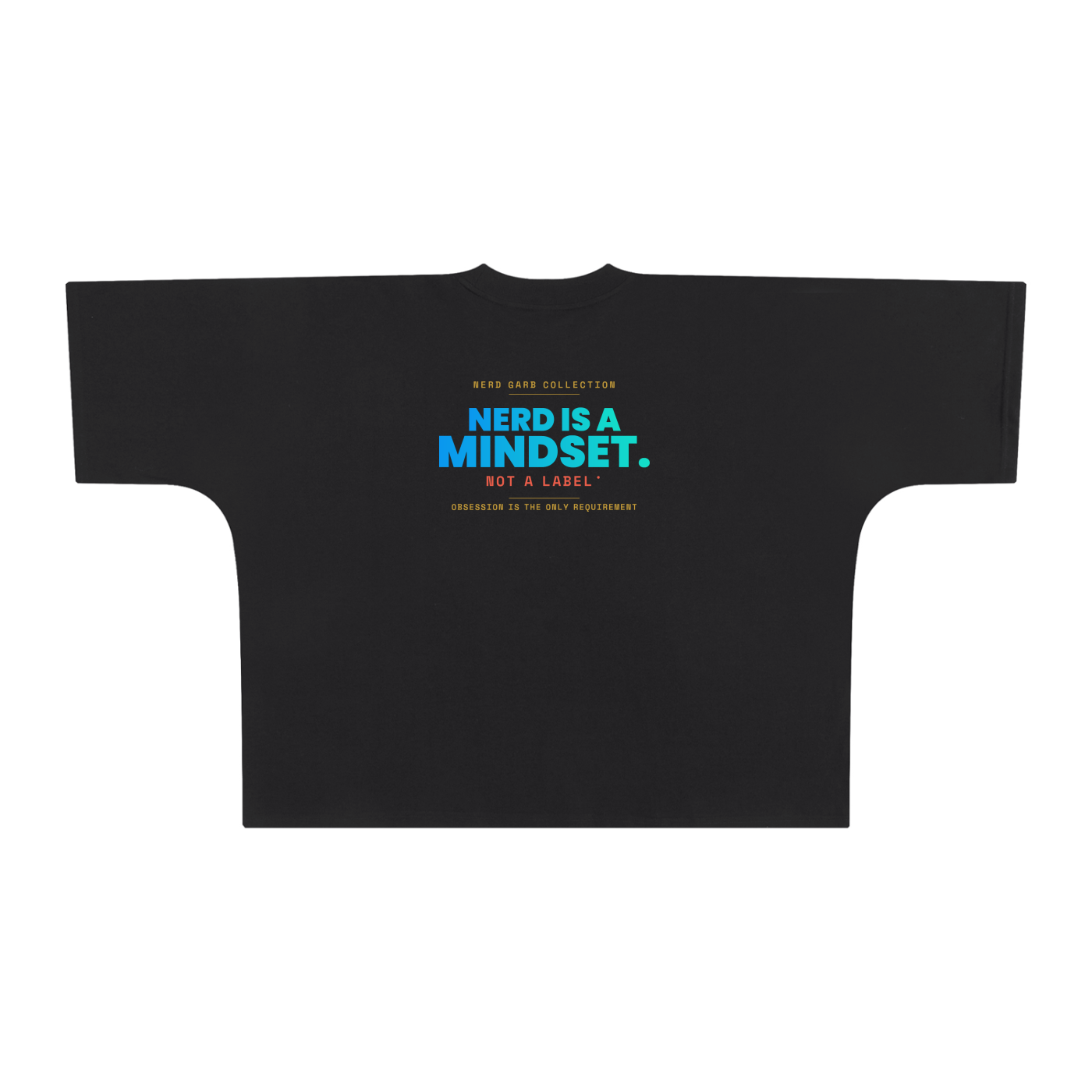 Nerd Is a Mindset Oversized One-Piece Boxy T-Shirt