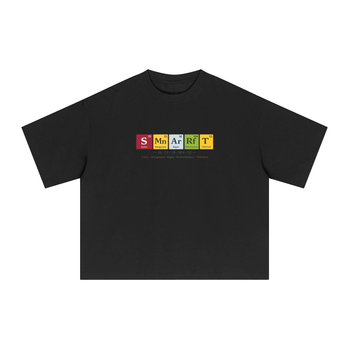 Premium SMART Periodic Table Sorona Boxy T-Shirt