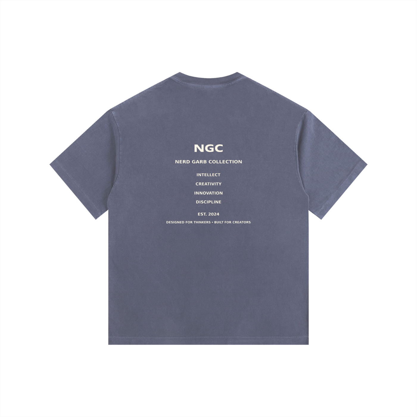 NGC Core Values Logo Tee - Minimalist Back Print Premium T-Shirt