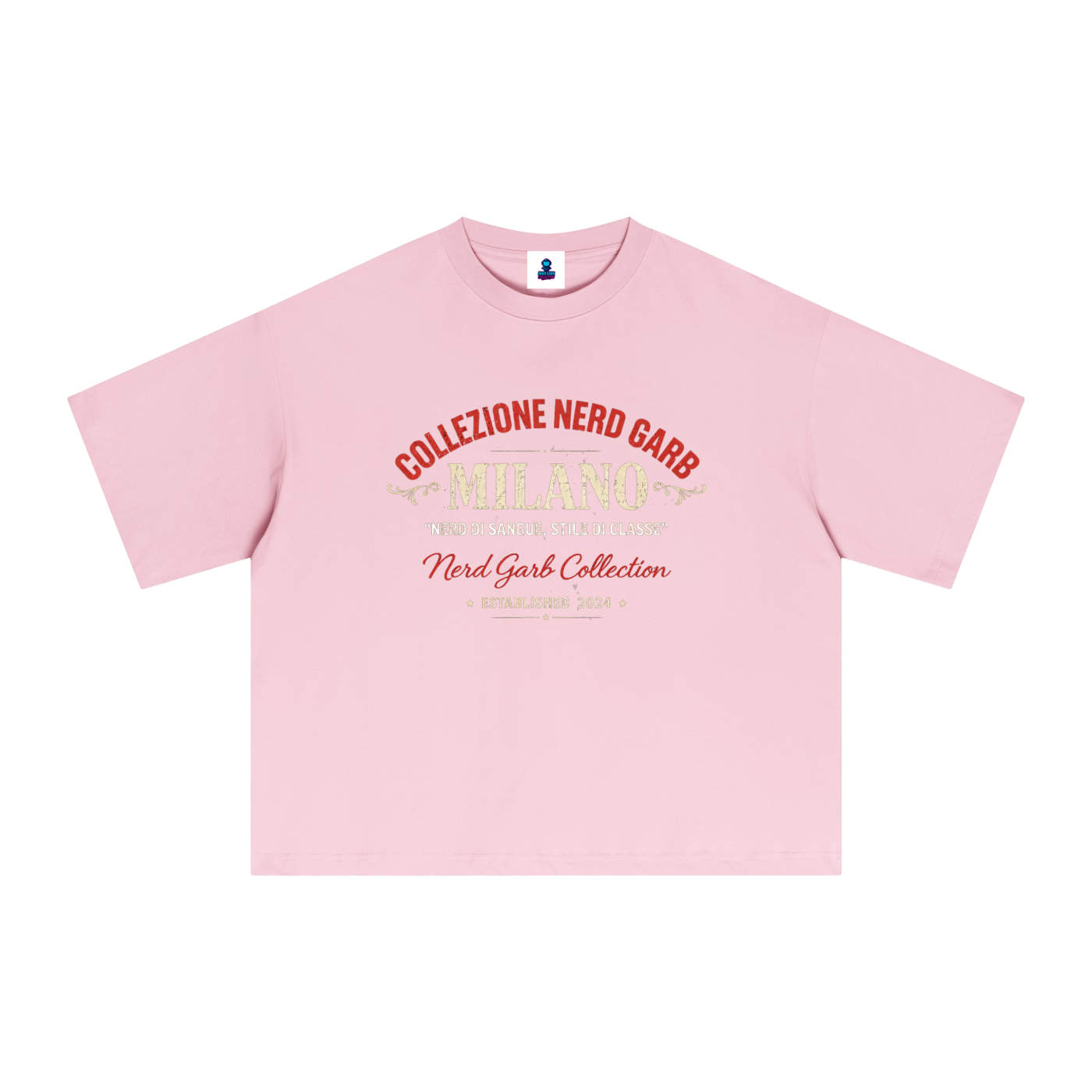 NGC Milano Heritage Tee - Premium Oversized Boxy Nerd Garb Collection Graphic T-Shirt