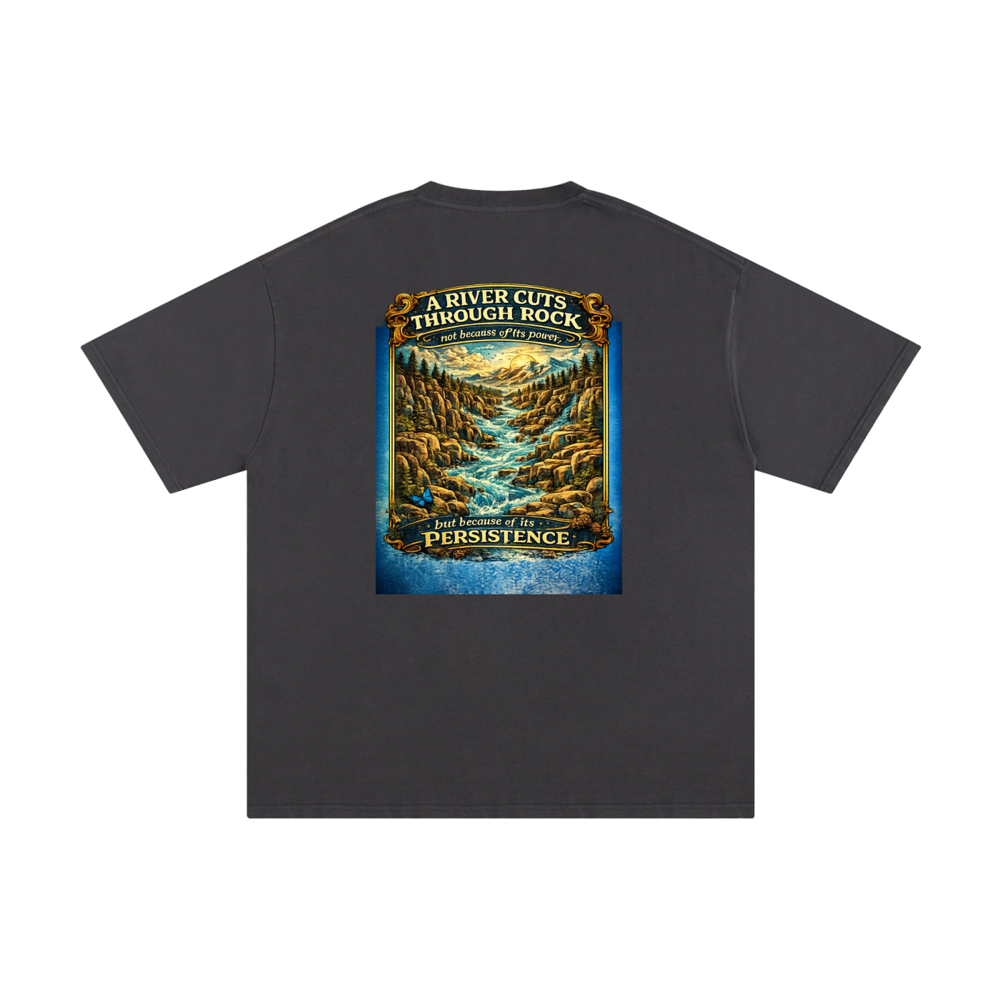Persistence Outlasts Everything Unisex Pure Cotton T-Shirt