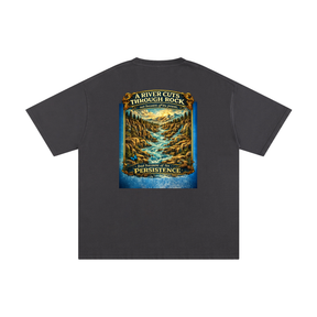 Persistence Outlasts Everything Unisex Pure Cotton T-Shirt
