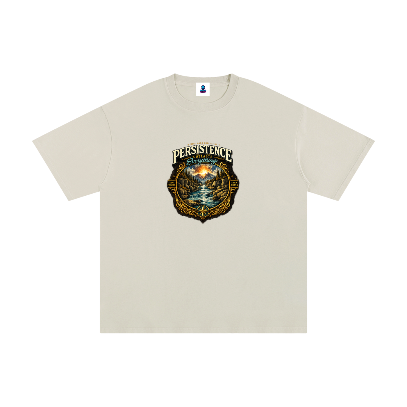 Persistence Outlasts Everything Unisex Pure Cotton T-Shirt