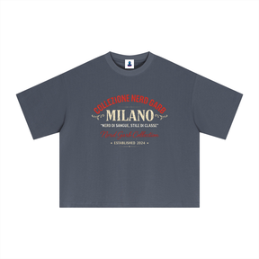 NGC Milano Heritage Tee - Premium Oversized Boxy Nerd Garb Collection Graphic T-Shirt