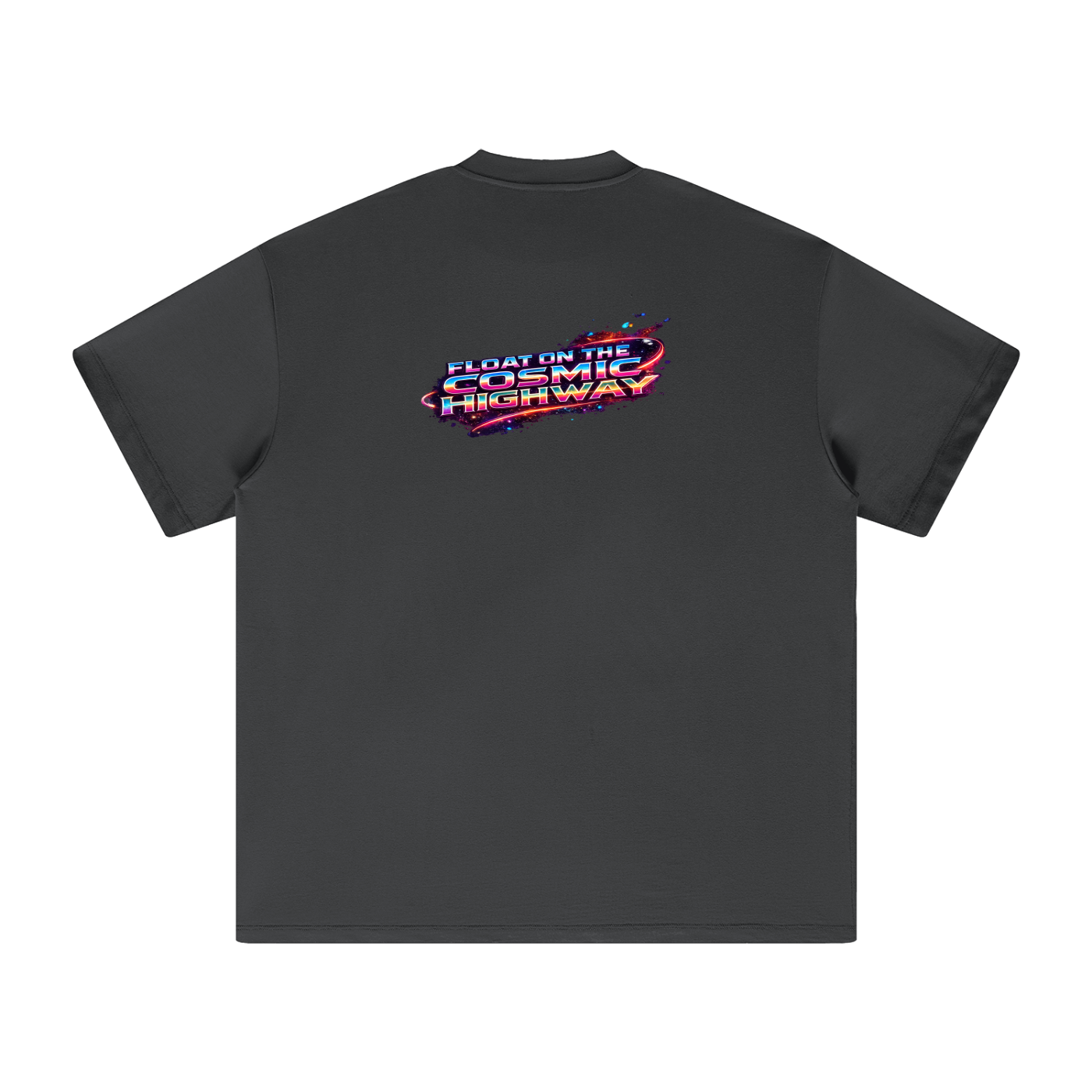 Premium Cosmic Highway Heavyweight Cotton T-Shirt