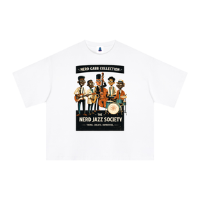NGC Nerd Jazz Society Tee - Premium Oversized Boxy Nerd Garb Collection Graphic T-Shirt