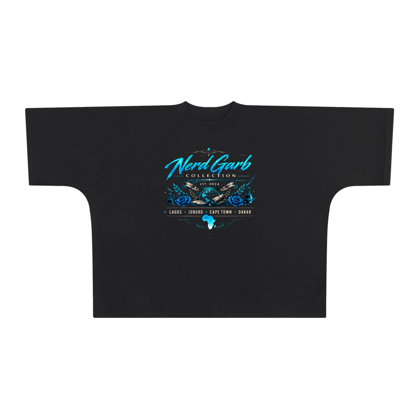 NGC Global Science Heavyweight Oversized Tee - Premium Oversized Boxy T-Shirt