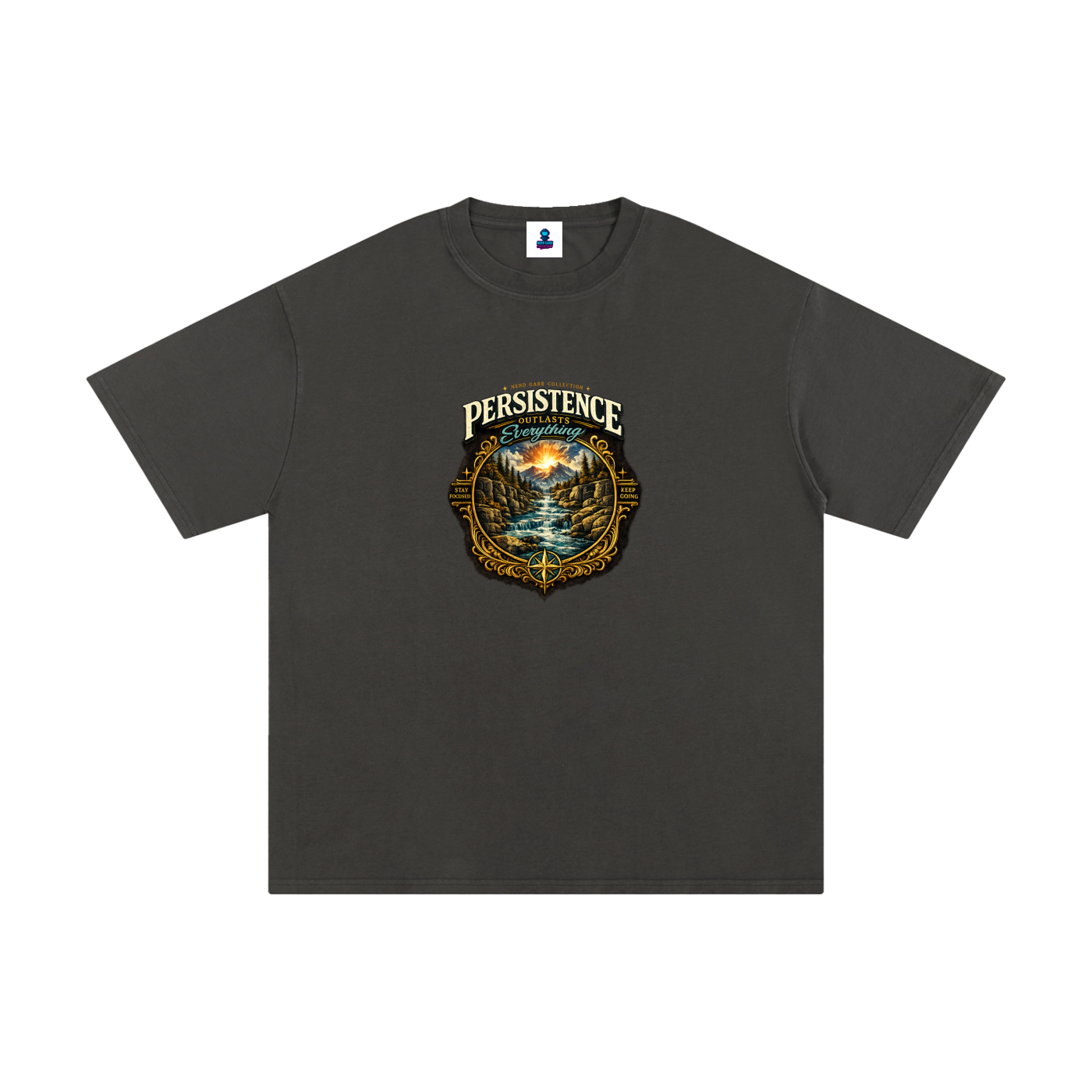 Persistence Outlasts Everything Unisex Pure Cotton T-Shirt