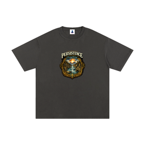 Persistence Outlasts Everything Unisex Pure Cotton T-Shirt