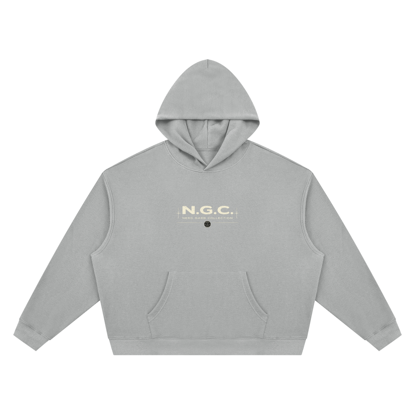 Archive Division 001 Waffle Boxy Hoodie
