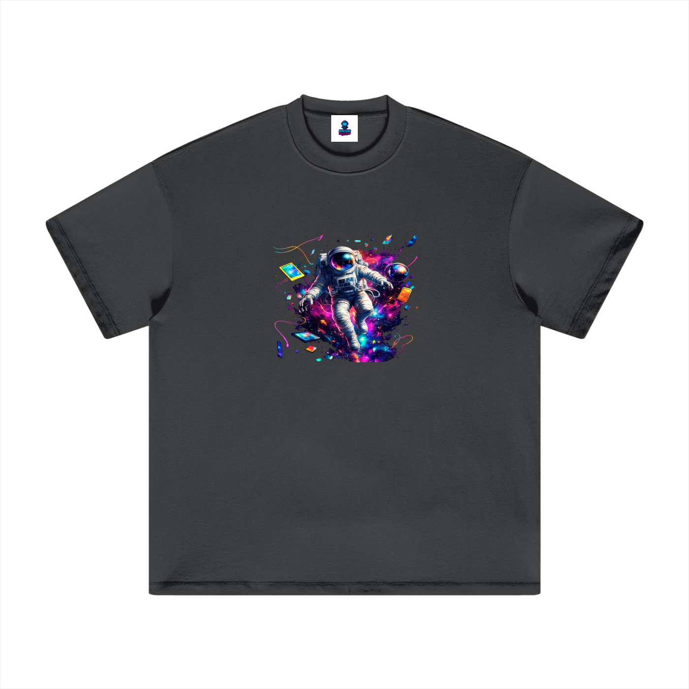 Premium Cosmic Highway Heavyweight Cotton T-Shirt