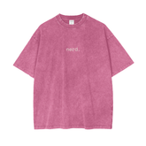 Minimal Nerd Oversized Snow Wash T-Shirt
