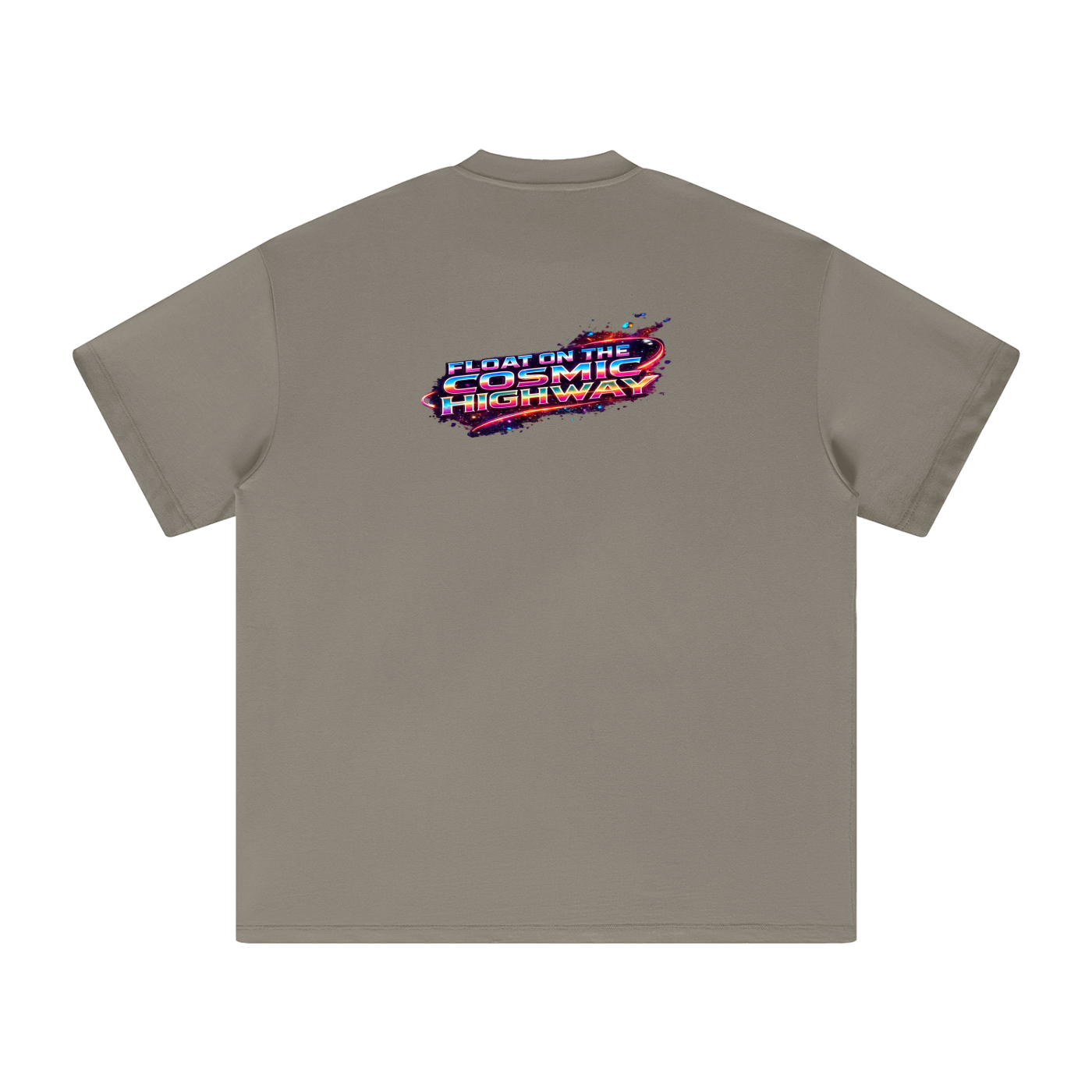 Premium Cosmic Highway Heavyweight Cotton T-Shirt