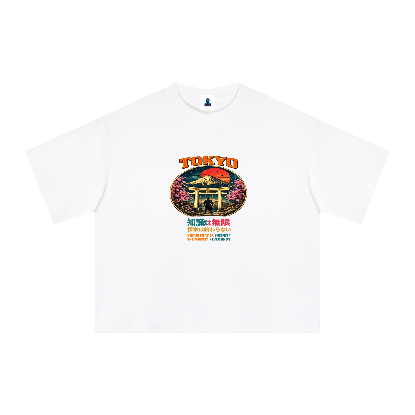 Premium Tokyo Knowledge Pursuit Sorona Boxy T-Shirt