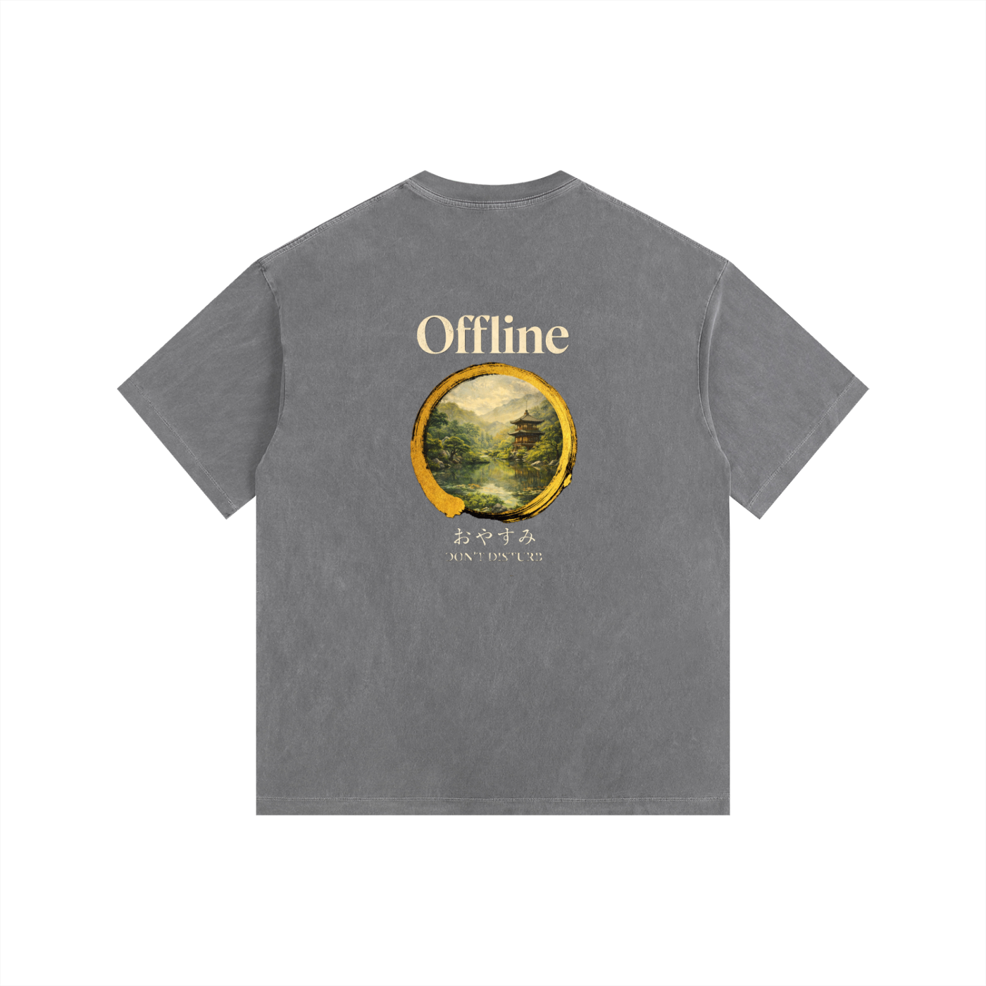 NGC “Offline” Zen Graphic Tee - Japanese Aesthetic Streetwear Premium T-Shirt