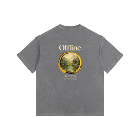 NGC “Offline” Zen Graphic Tee - Japanese Aesthetic Streetwear Premium T-Shirt