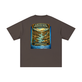 Persistence Outlasts Everything Unisex Pure Cotton T-Shirt